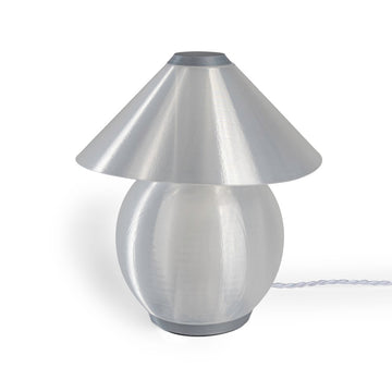 Opal 13" Modern Contemporary Plant-Based PLA 3D Printed Dimmable LED Table Lamp - JONATHAN Y